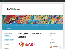 Tablet Screenshot of iearn-canada.org
